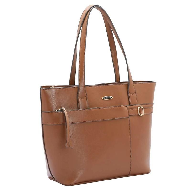 Bolsa Chenson Feminina Ombro Tote Grande Zíper 3484483 - Bolsas